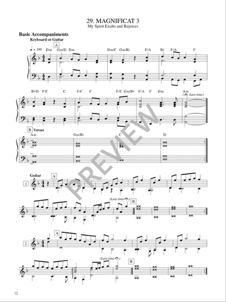Christe Lux mundi - Instrument edition Guitar scores gallery preview page 74