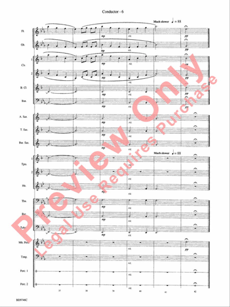 Peer Gynt Suite Concert Band scores gallery preview page 8