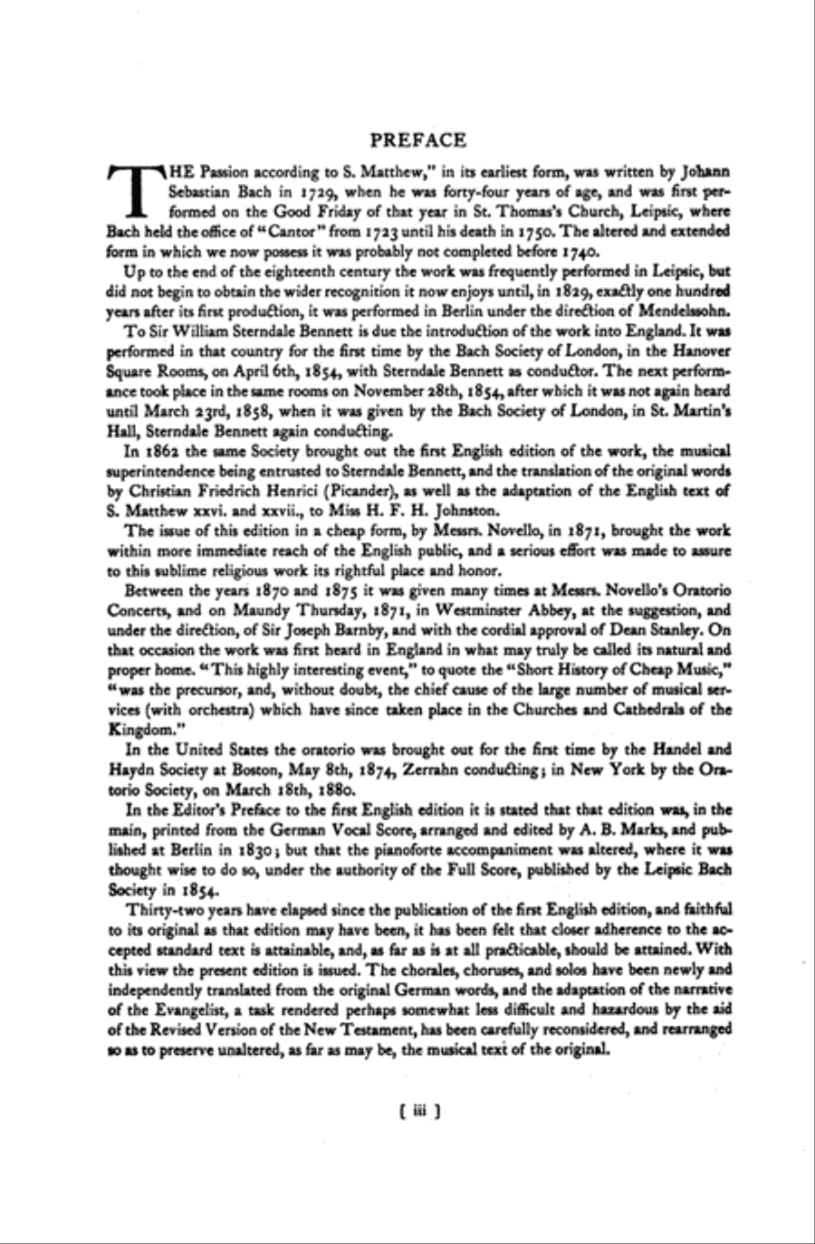 St. Matthew Passion 4-Part scores gallery preview page 4