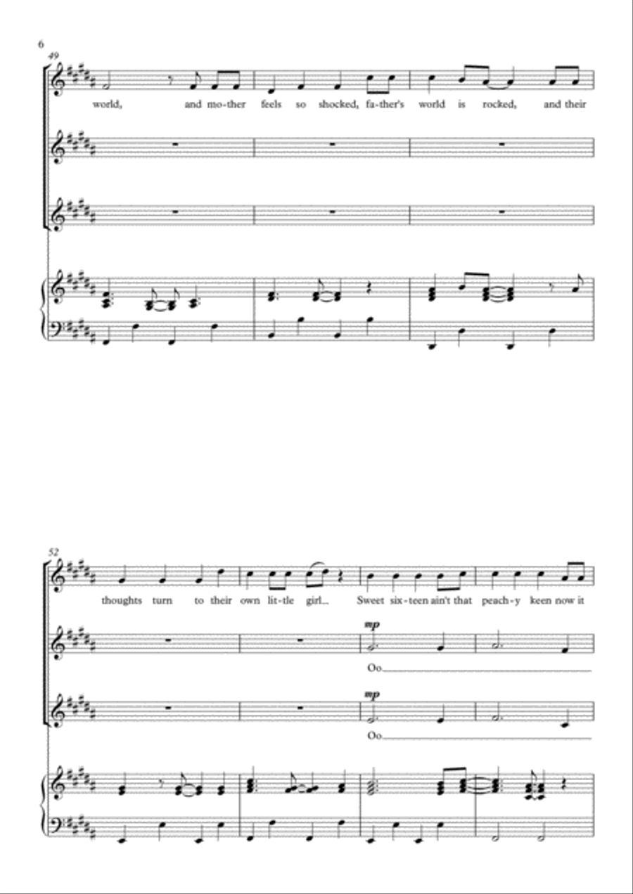 I Don't Like Mondays I Don't Like Mondays SSA scores gallery preview page 6