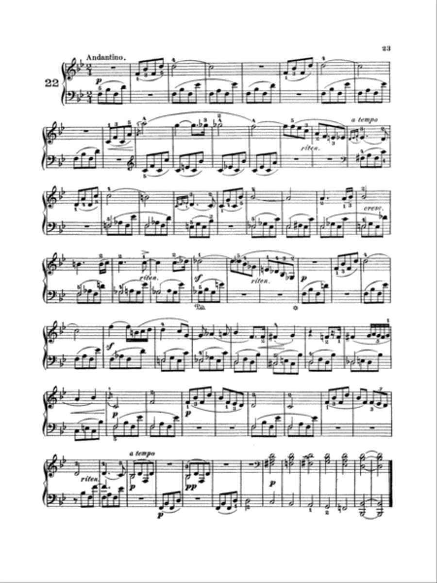Heller: Thirty-two Preludes, Op. 119 Piano Solo scores gallery preview page 1