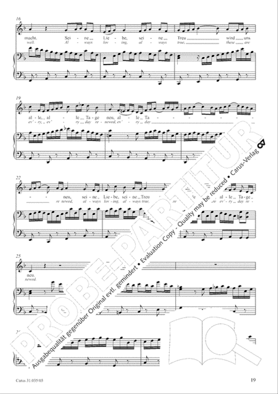 Soul and spirit are astounded (Geist und Seele wird verwirret) English Horn scores gallery preview page 20