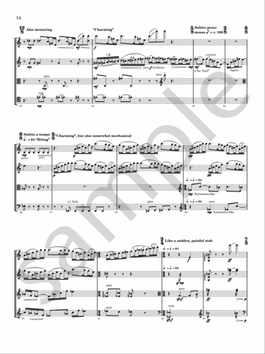 Glitter, Doom, Shards, Memory Chamber Music scores gallery preview page 11
