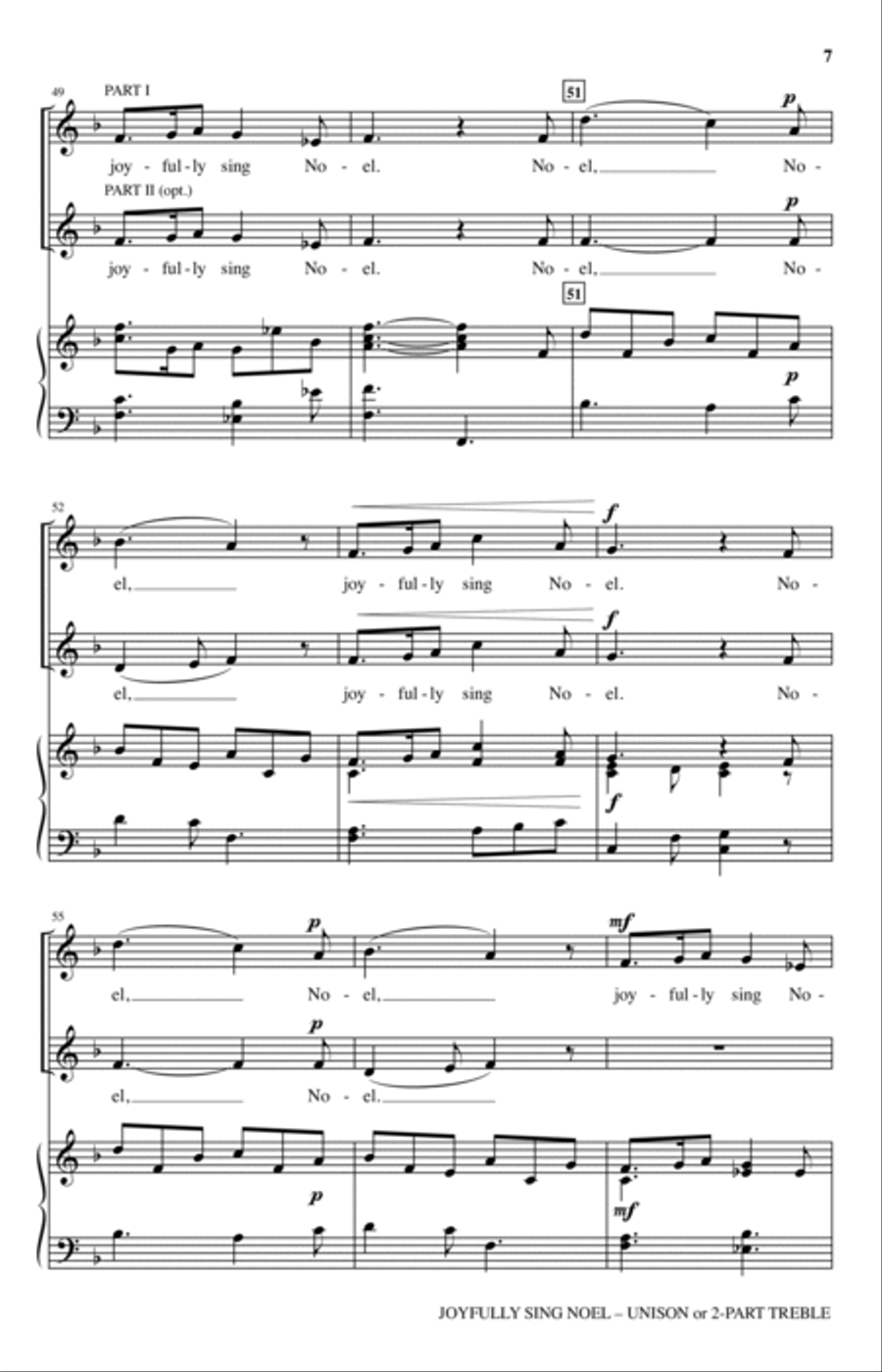 Joyfully Sing Noel 2-Part scores gallery preview page 6