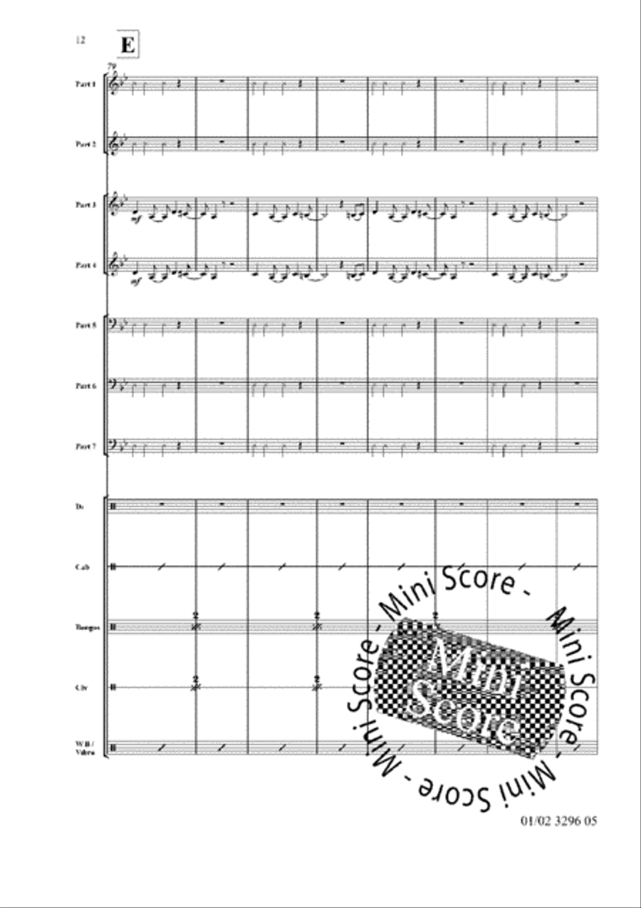 Bossa Nova Breakout! Bossa Nova Breakout! Fanfare Band scores gallery preview page 16
