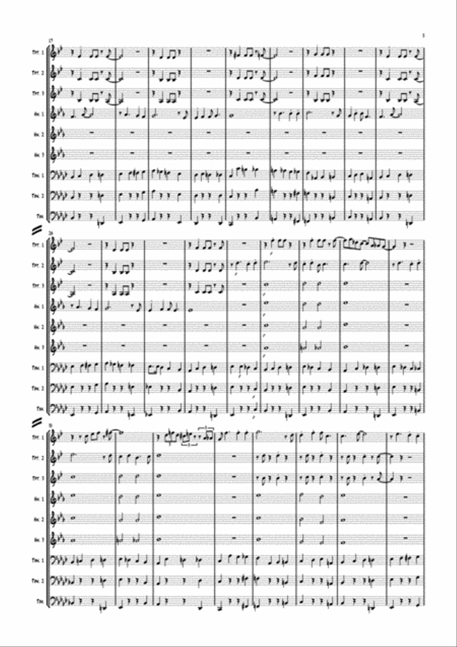 A Finnish Summer Night Finlandia Small Ensemble scores gallery preview page 3