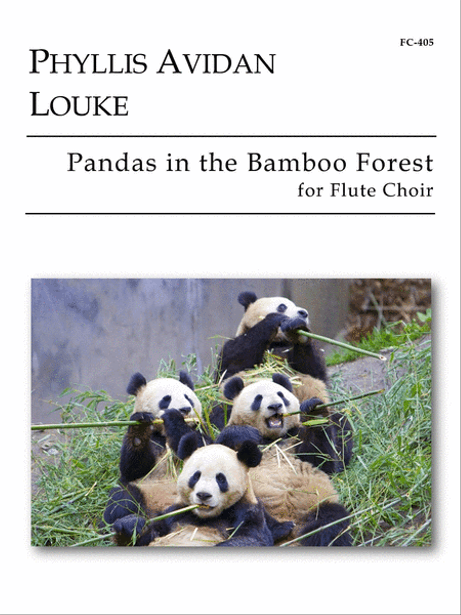 Pandas in the Bamboo Forest for Flute Choir Flute Choir scores gallery preview page 1