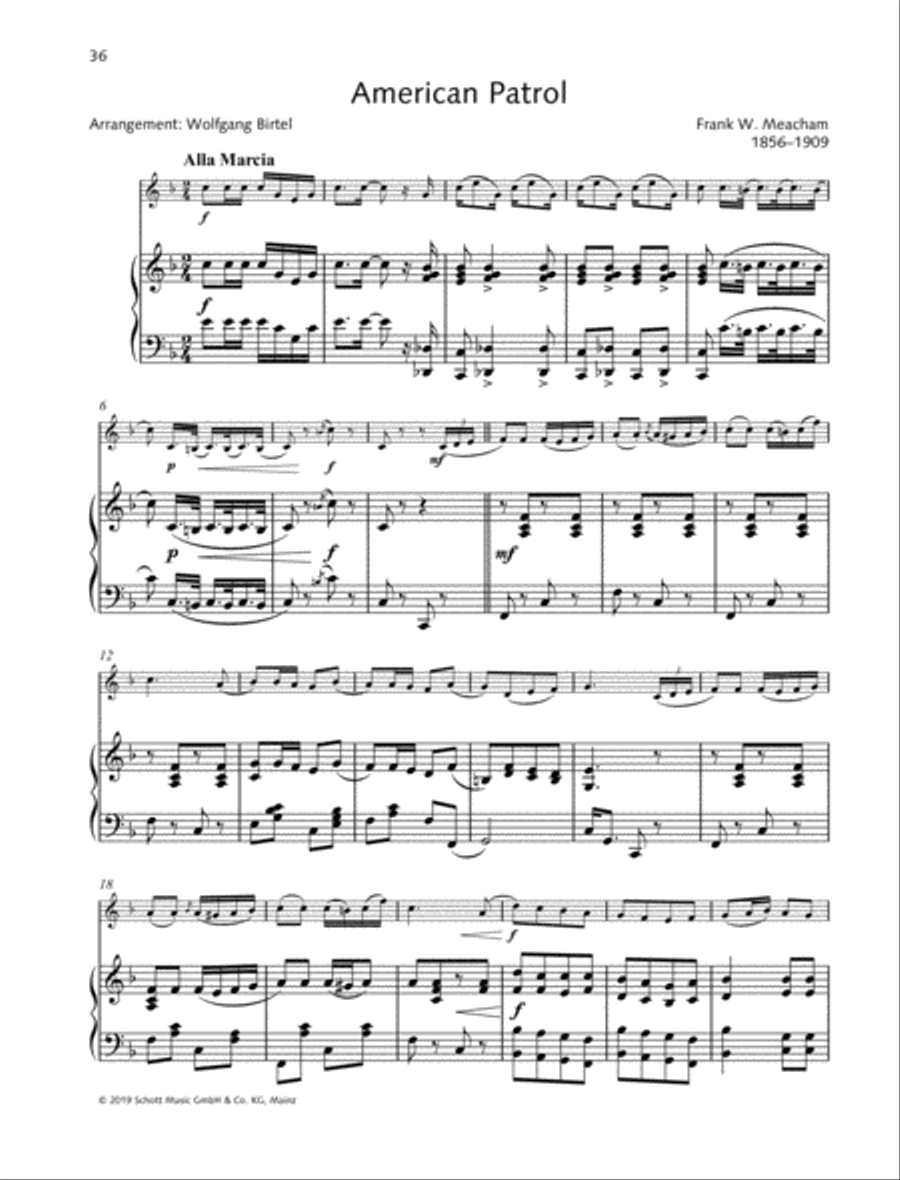 American Patrol American Patrol Violin Solo scores gallery preview page 2