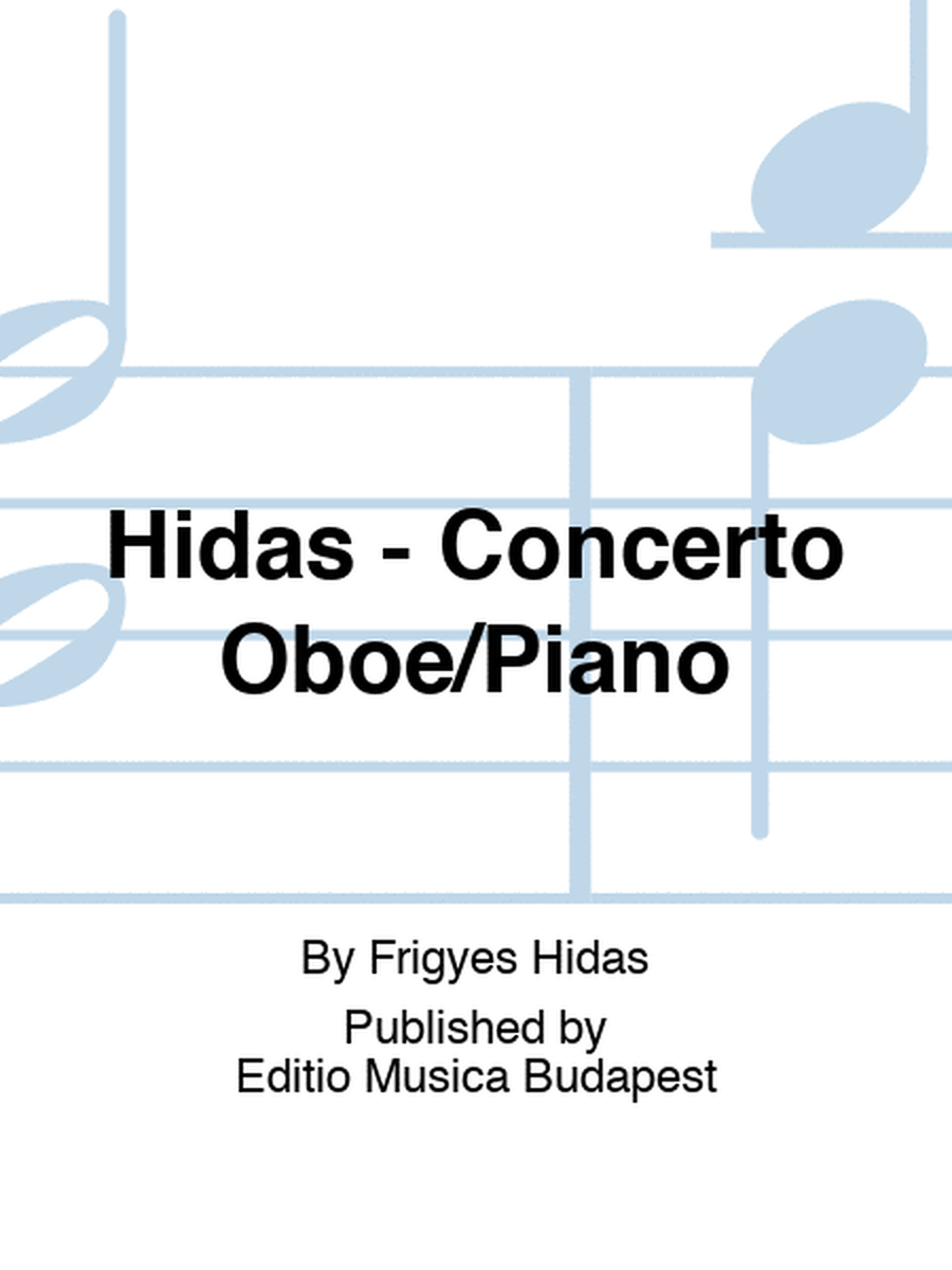 Hidas - Concerto Oboe/Piano