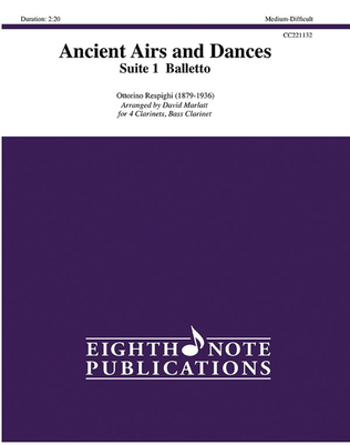Book cover for Ancient Airs and Dances