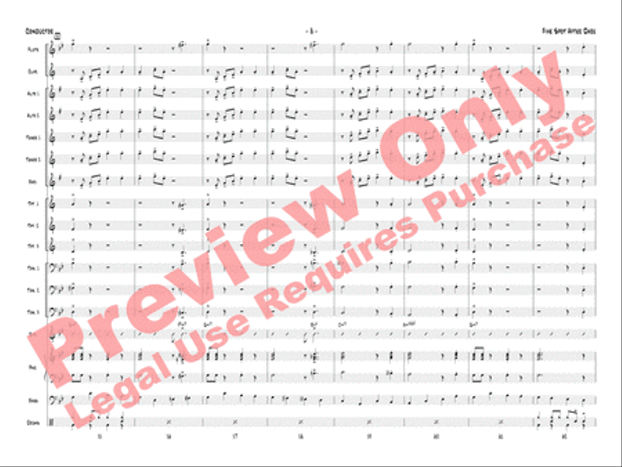 Five Spot After Dark Jazz Ensemble scores gallery preview page 11