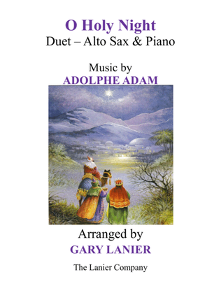 O HOLY NIGHT (Duet – Alto Sax & Piano with Parts)