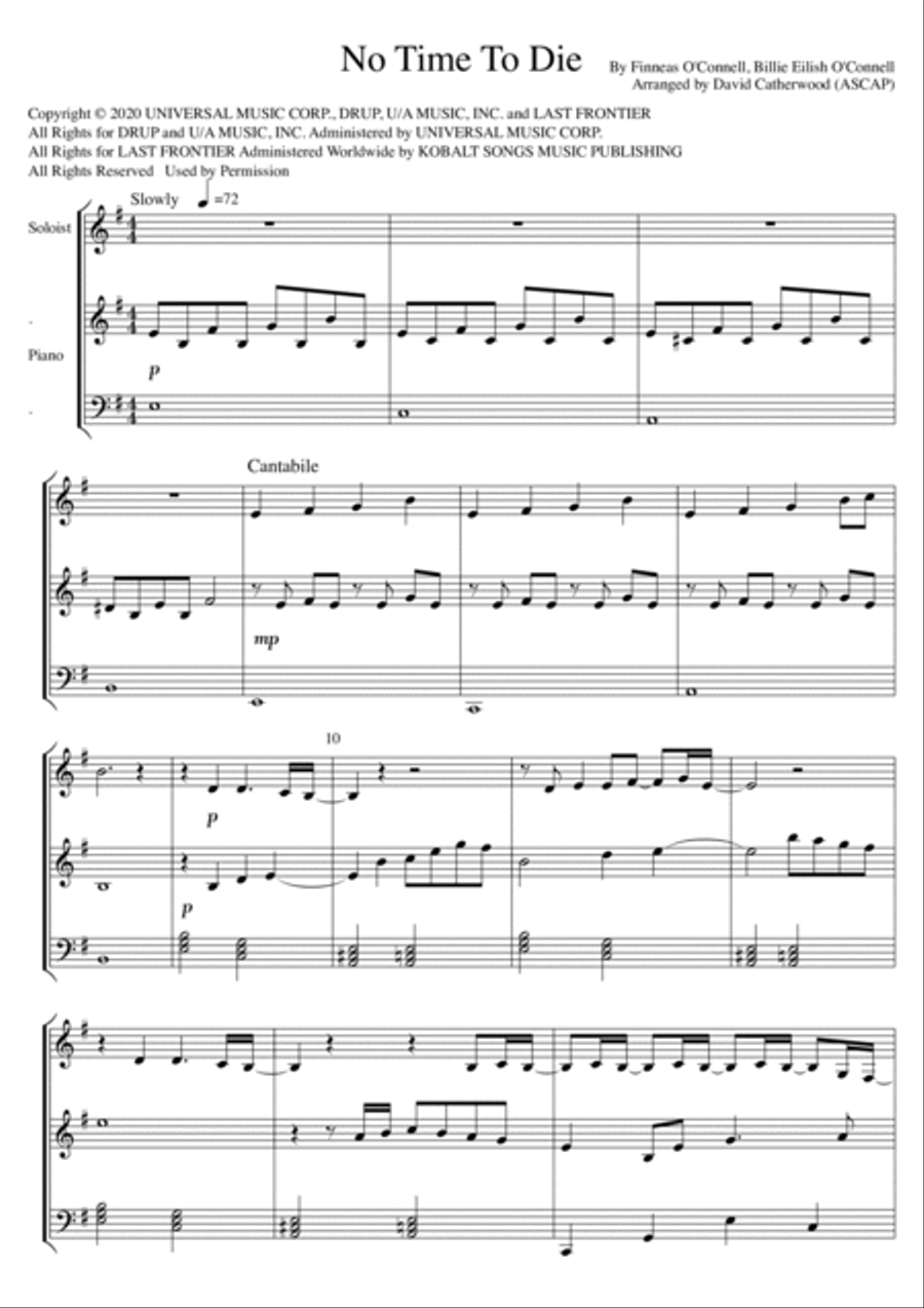 No Time To Die Horn scores gallery preview page 3