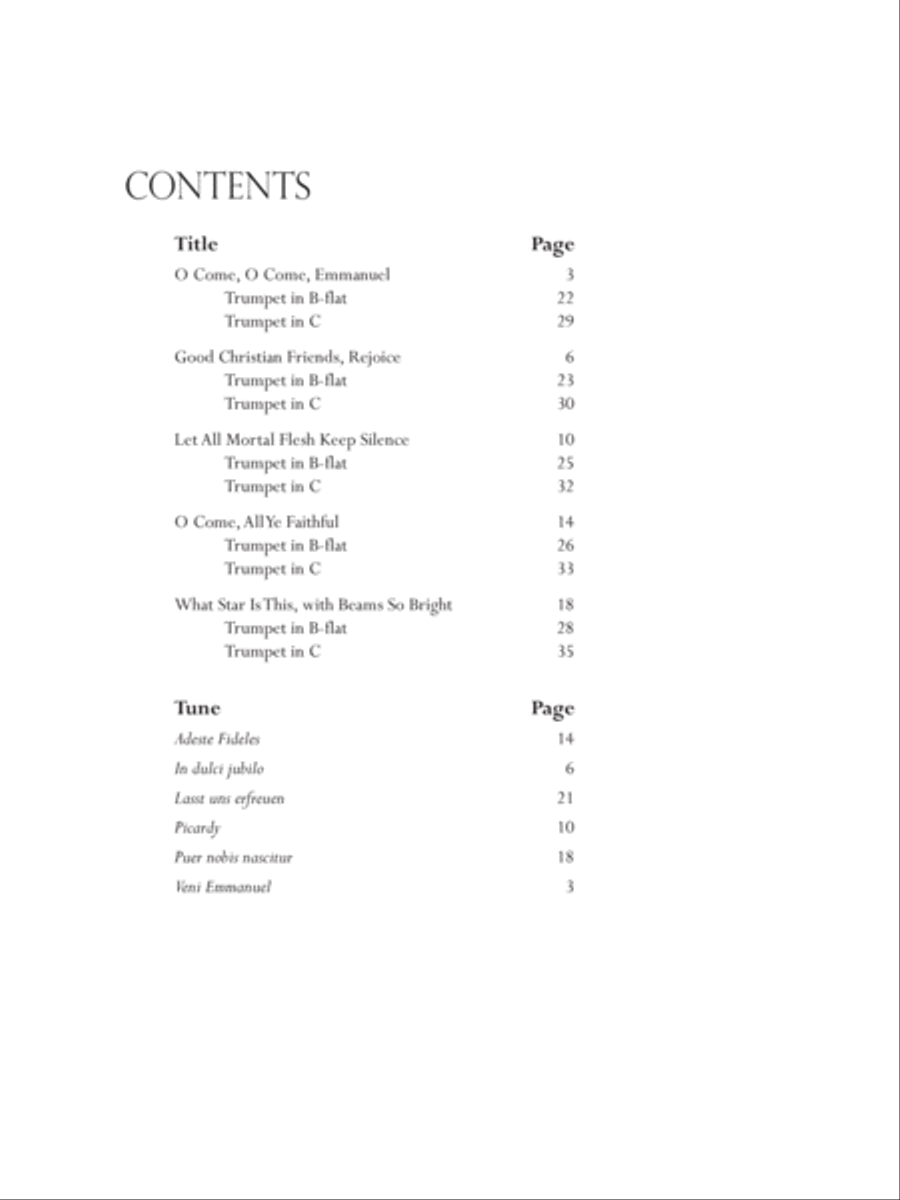 Come and Rejoice! Seasonal Music for Trumpet and Organ Trumpet scores gallery preview page 2