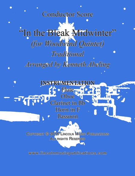 In the Bleak Midwinter (for Woodwind Quintet) image number null