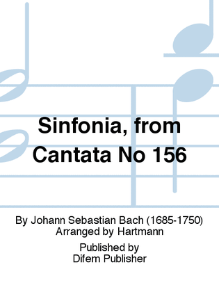 Sinfonia, from Cantata No 156