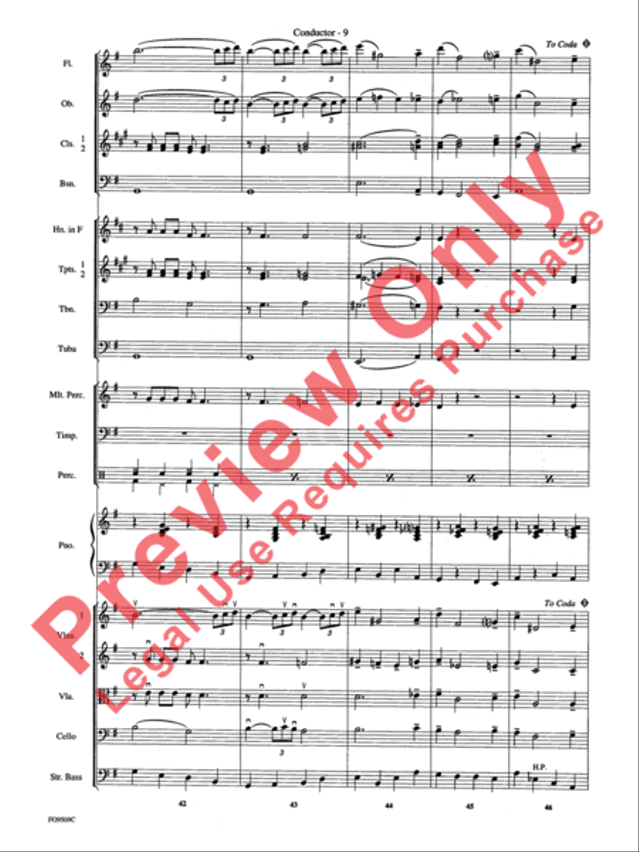 Moonlight Serenade Full Orchestra scores gallery preview page 11
