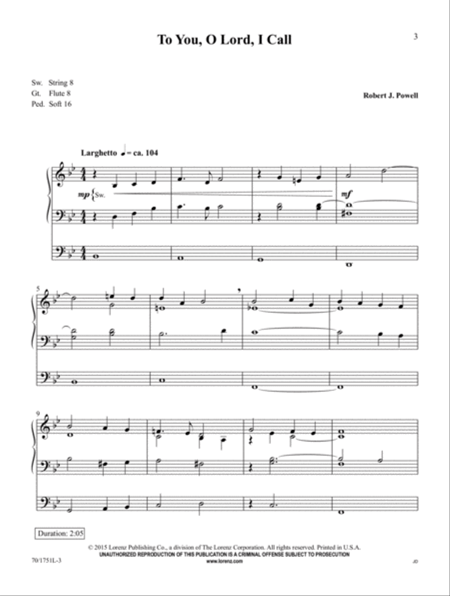 From Penitence to Glory Organ Solo scores gallery preview page 2