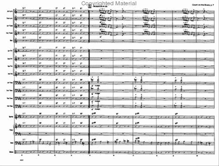 Count on the Blues Count on the Blues Jazz Ensemble scores gallery preview page 8
