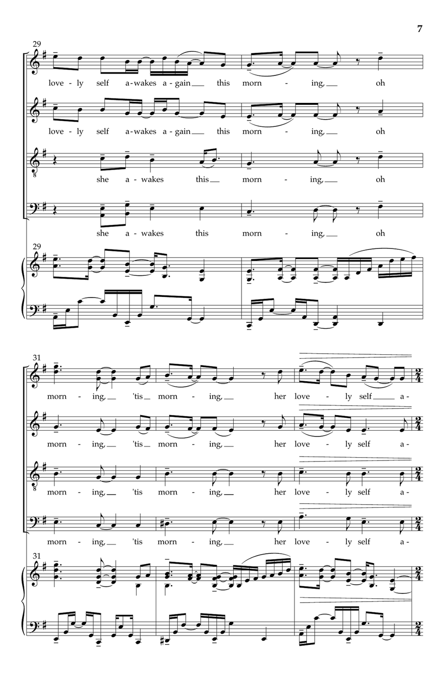 Morning 4-Part scores gallery preview page 5