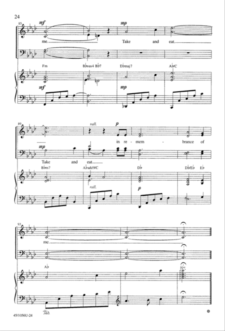 At the Lord's Table 4-Part scores gallery preview page 26
