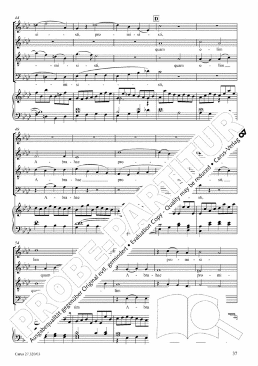 Requiem in D minor 4-Part scores gallery preview page 38