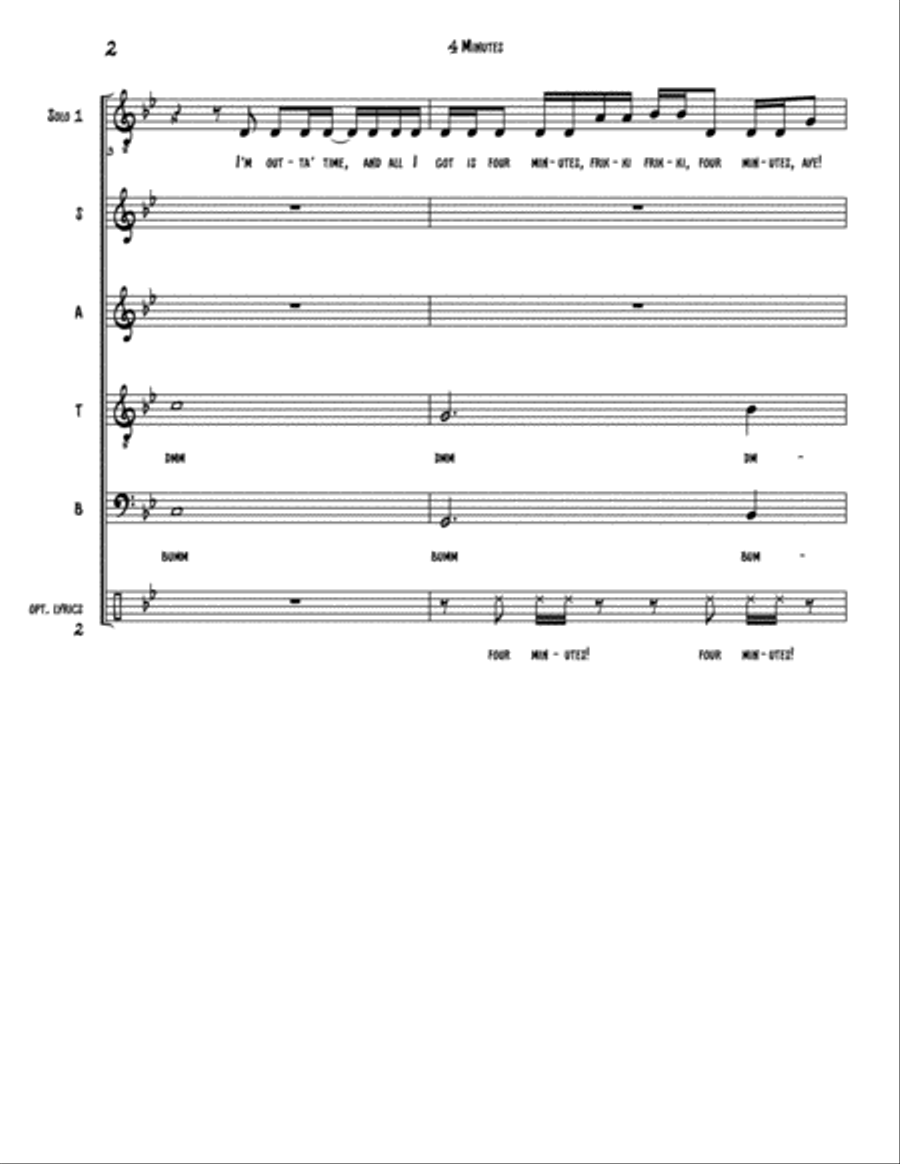 4 Minutes 4-Part scores gallery preview page 2
