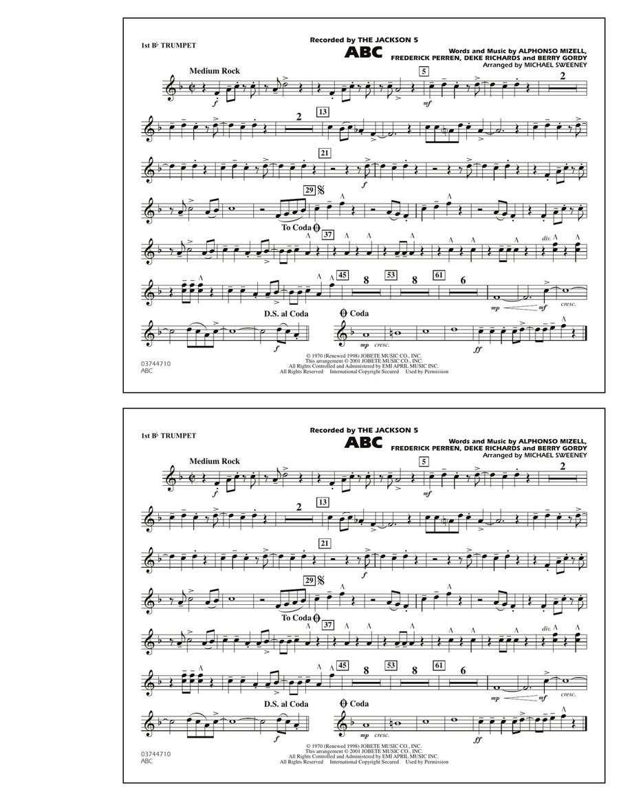 ABC - 1st Bb Trumpet