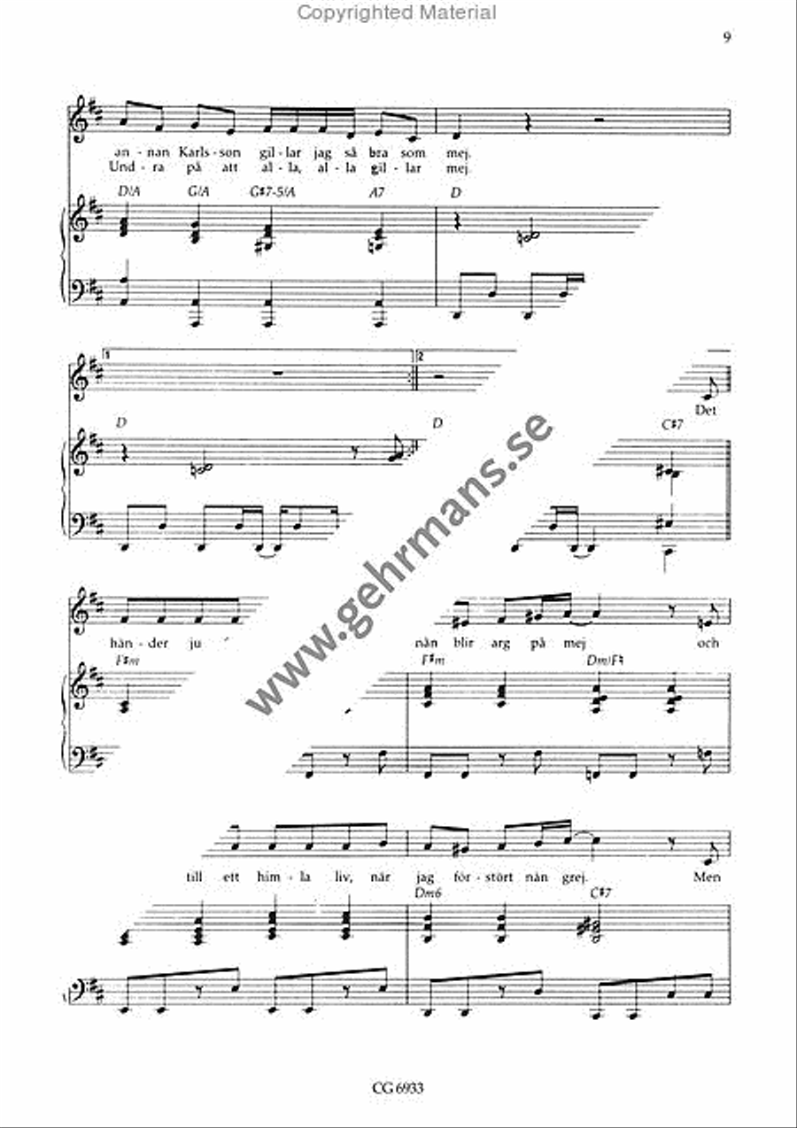 Varldens basta Astrid 2 SSA scores gallery preview page 5