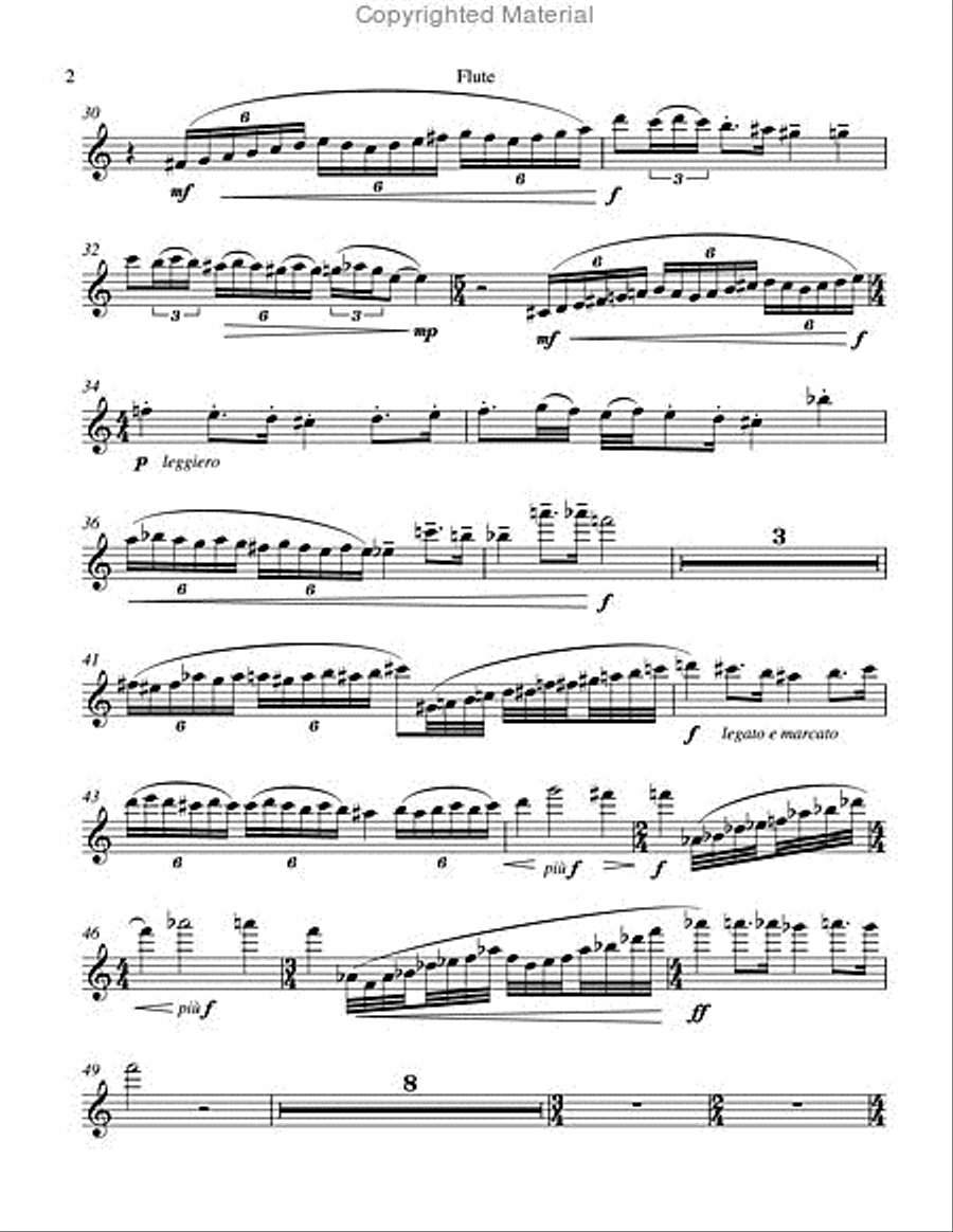 Gloamin Flute Solo scores gallery preview page 3