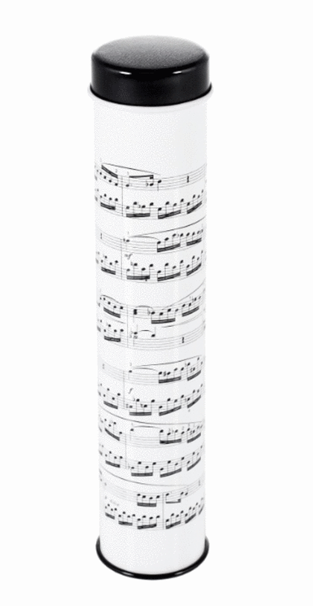 12 Colour Pencils In Music Notes Tin