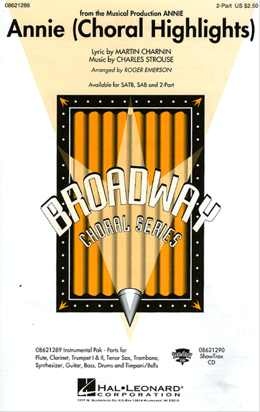 Annie (Choral Highlights) 2-Part scores gallery preview page 1