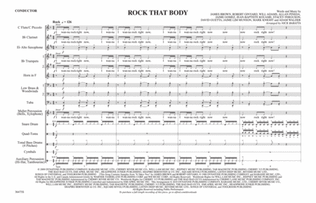 Rock That Body: Score