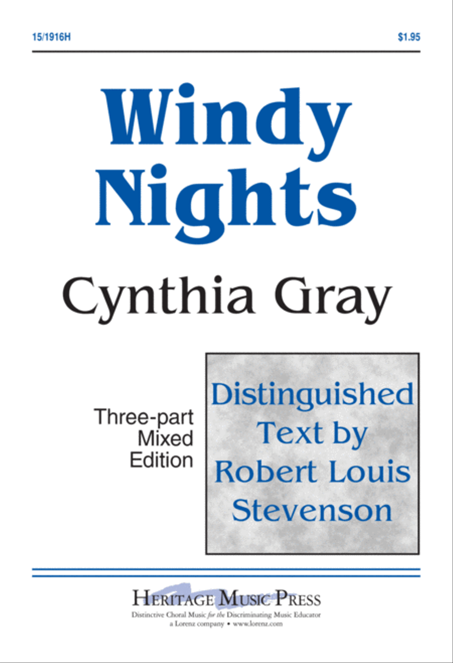 Windy Nights 3-Part scores gallery preview page 2