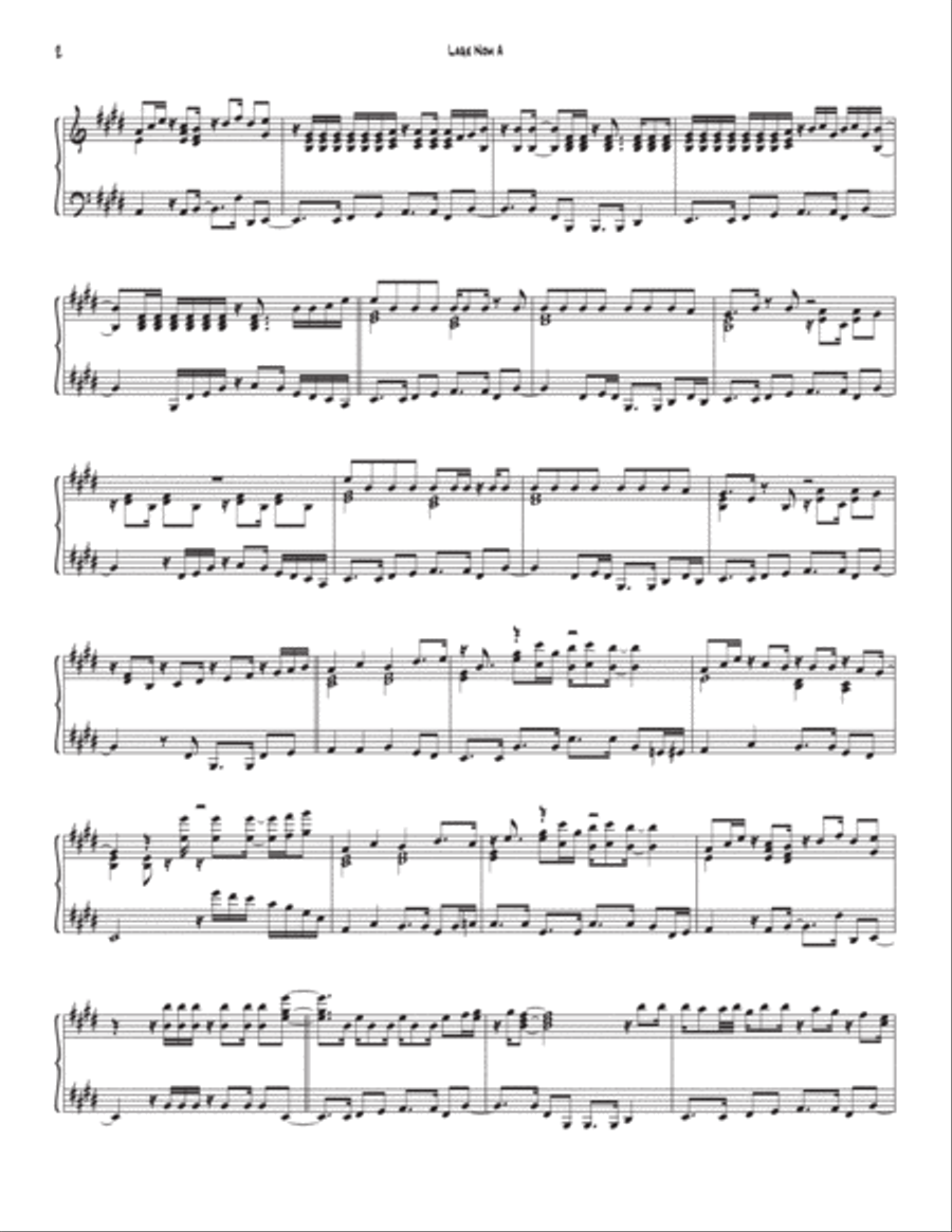 Lage Nom Ai Lage Nom Ai Piano Solo scores gallery preview page 2