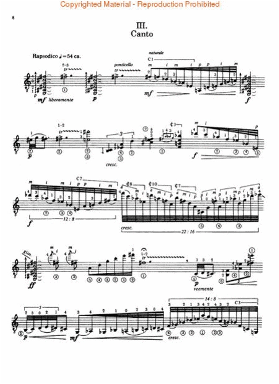 Sonata for Guitar, Op. 47 Acoustic Guitar scores gallery preview page 4