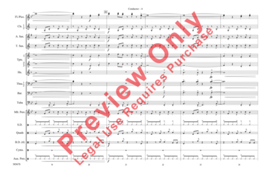 Land of Make Believe Marching Band scores gallery preview page 5