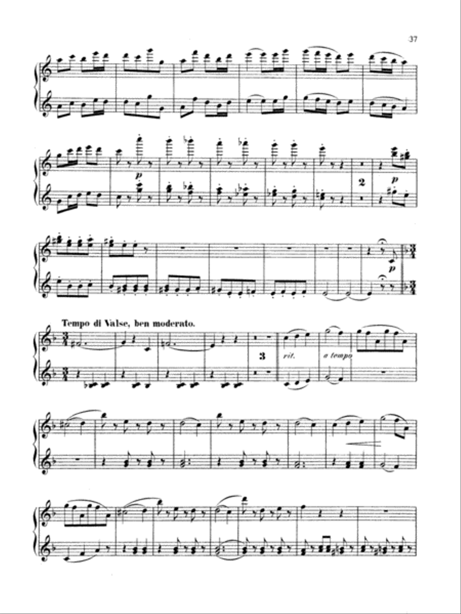 Strauss: Overtures Strauss: Overtures Piano Duet scores gallery preview page 6