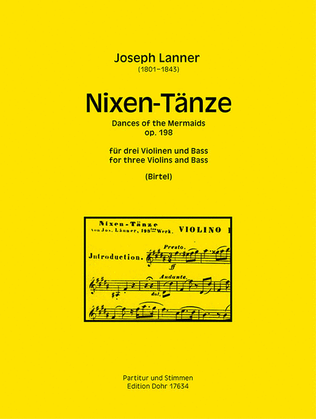 Nixen-Tänze für drei Violinen und Bass op. 198