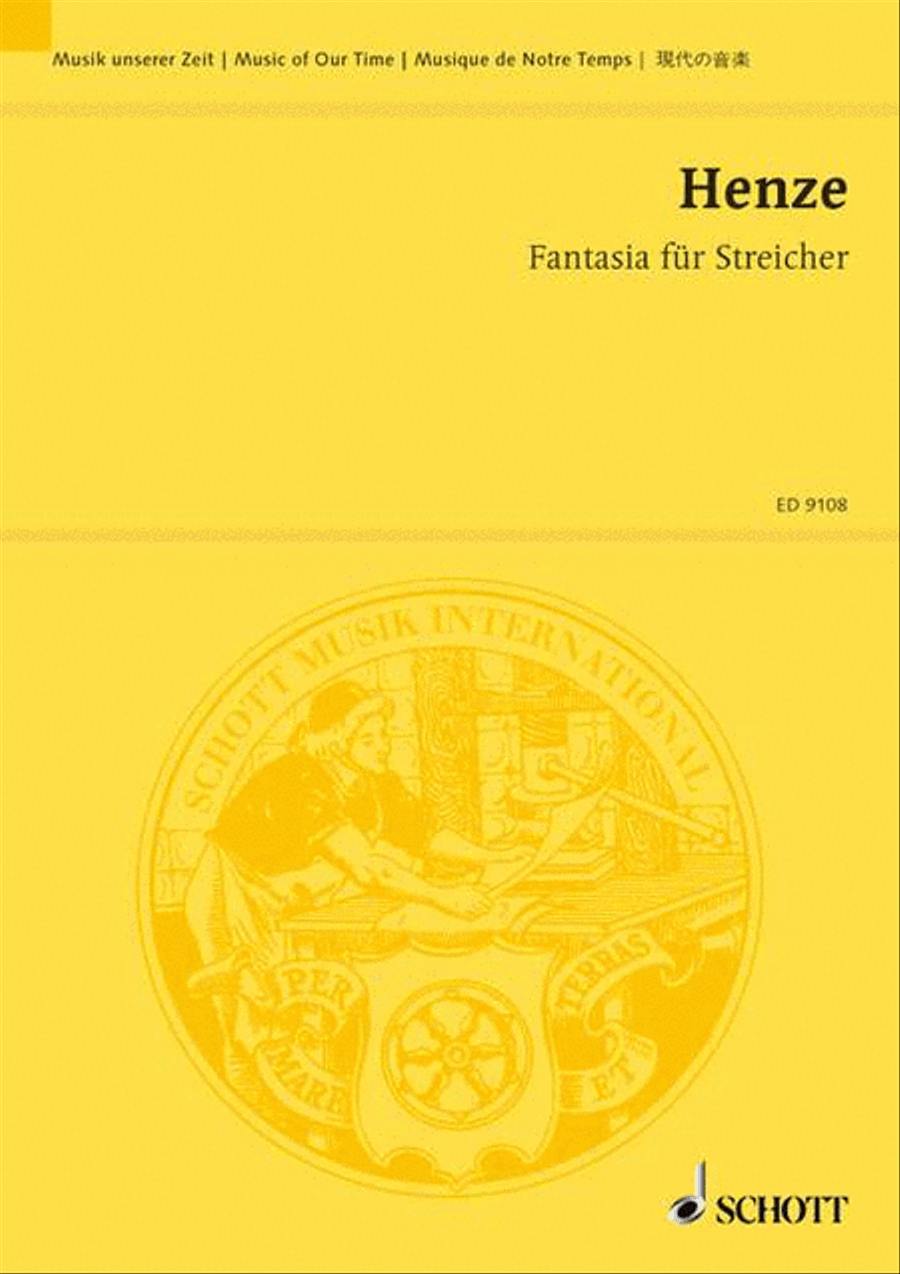 Fantasia for Strings String Orchestra scores gallery preview page 1