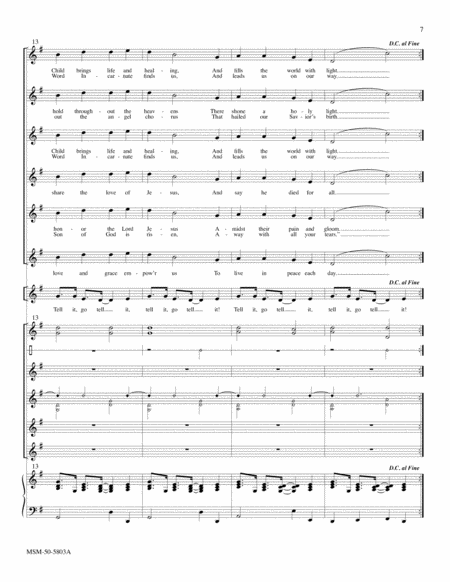 A Carol for All Seasons (Full Score and Instrumental Parts) image number null