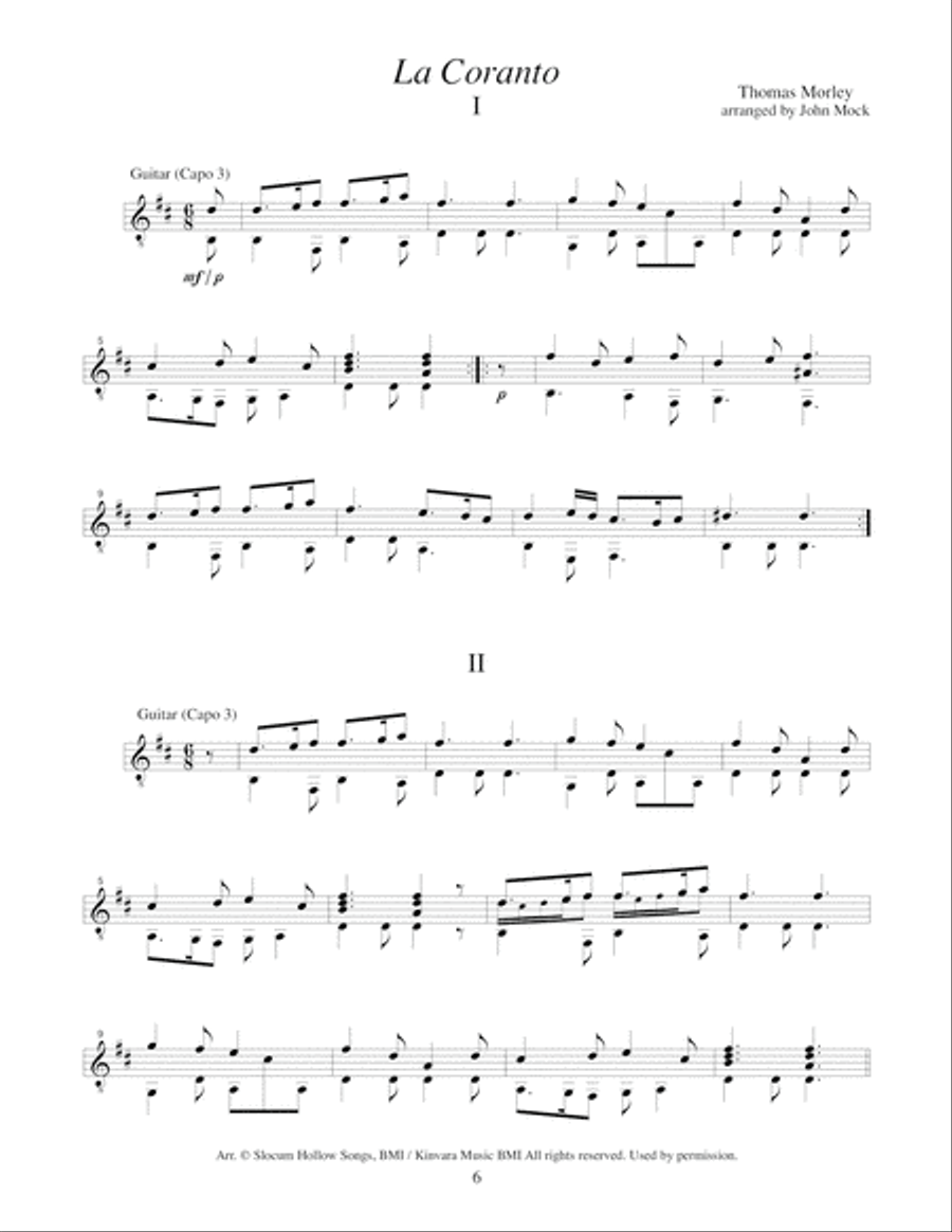 Cantabile Classical Guitar scores gallery preview page 6