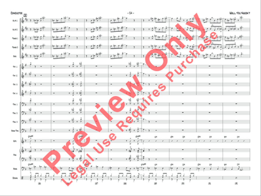 Well You Needn't Jazz Ensemble scores gallery preview page 25