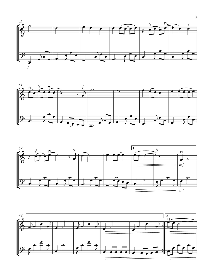 I'll Be String Duet scores gallery preview page 3