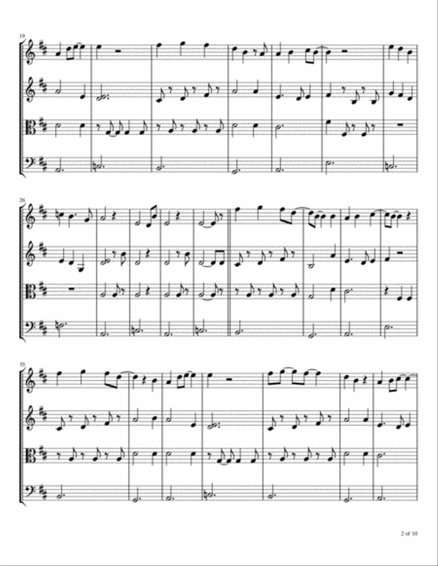 Children's Crusade Children's Crusade String Quartet scores gallery preview page 3