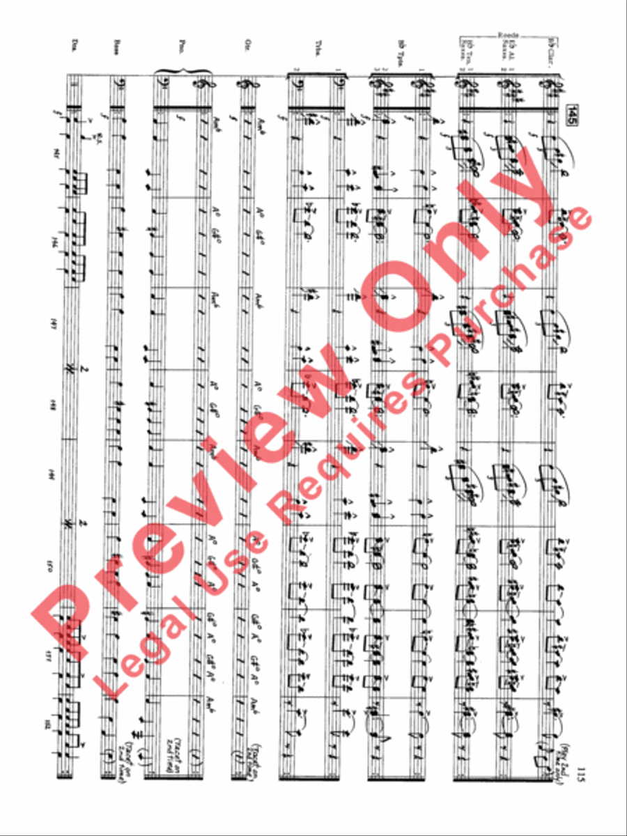 Original Big Band Sounds Big Band scores gallery preview page 116