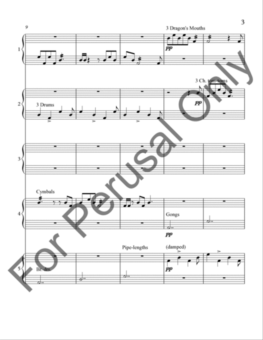 Pulse Pulse Drums scores gallery preview page 4