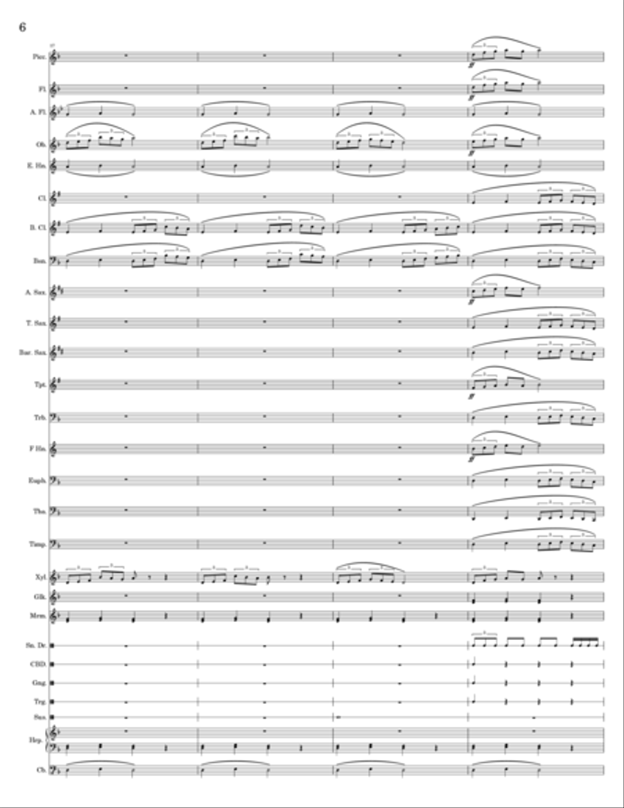 A Thanksgiving To Remember Concert Band scores gallery preview page 6