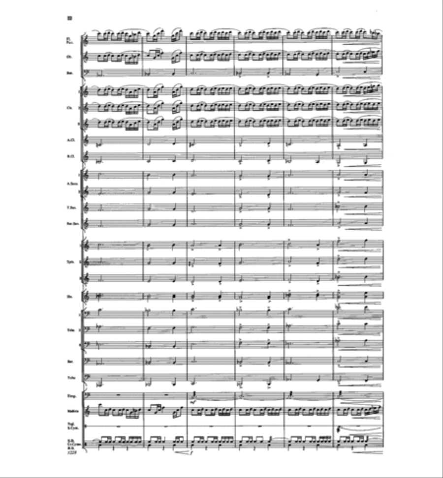 A Bayside Portrait Concert Band scores gallery preview page 21