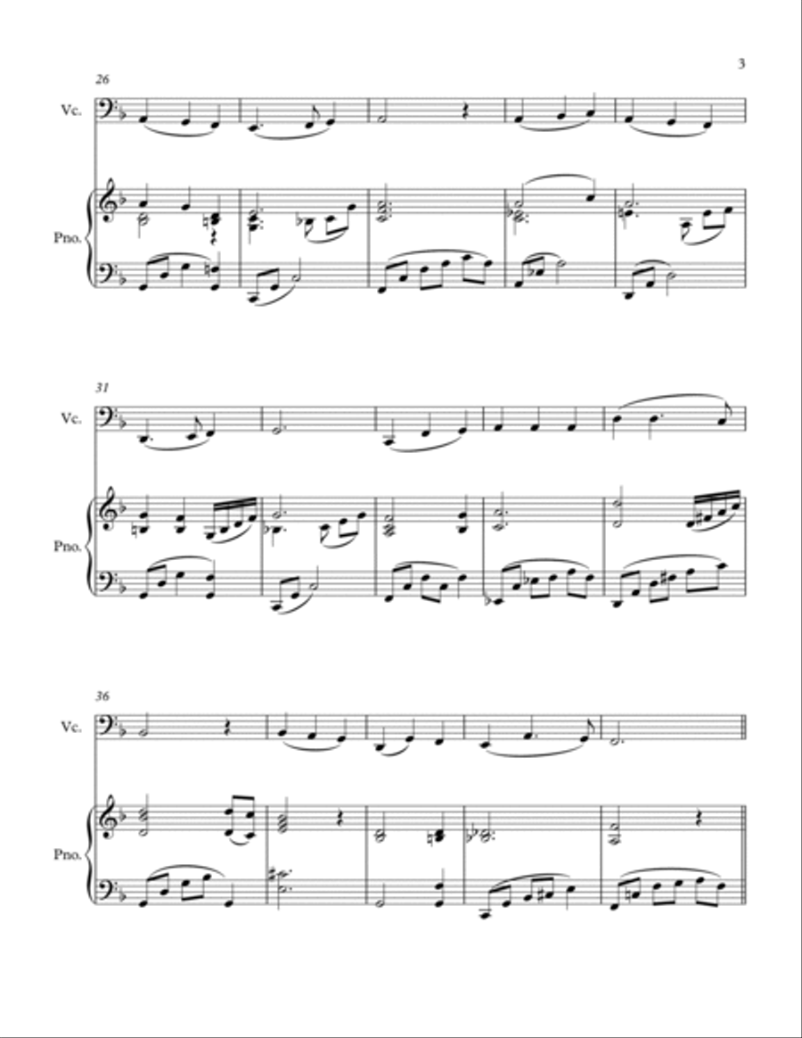 Dying with Jesus, by death reckoned mine Piano scores gallery preview page 3
